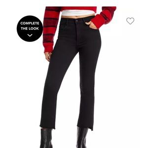 The Insider High Rise Crop Step Fray Bootcut Jeans